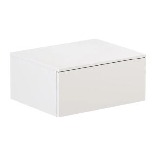 Тумба подвесная без столешницы Velvex Unit tp.UNI.60.1Y белый матовый, 60 см